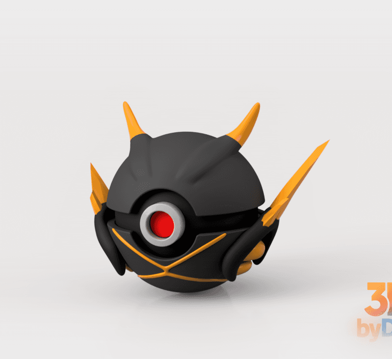 Mewtwo (Shadow X) Poke Ball 3d model