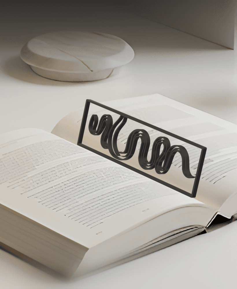 Snake Bookmark, Gift Idea 3d model