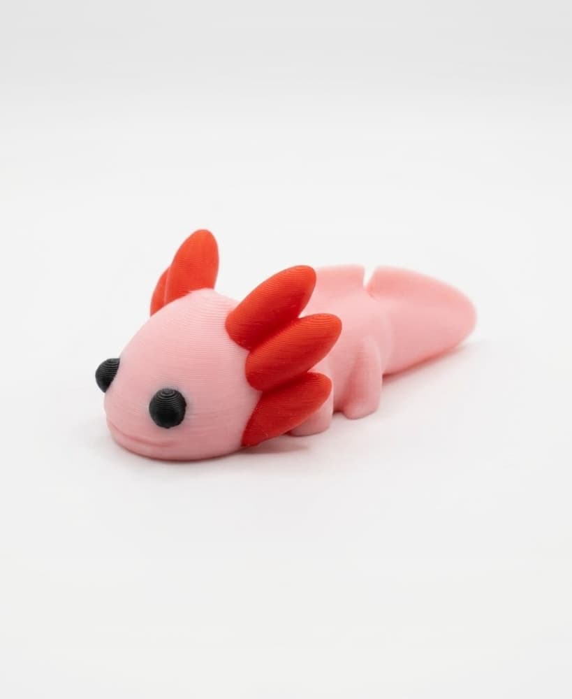 MiniMonster#2 Baby Axolotl Flexi Articulated 3d model