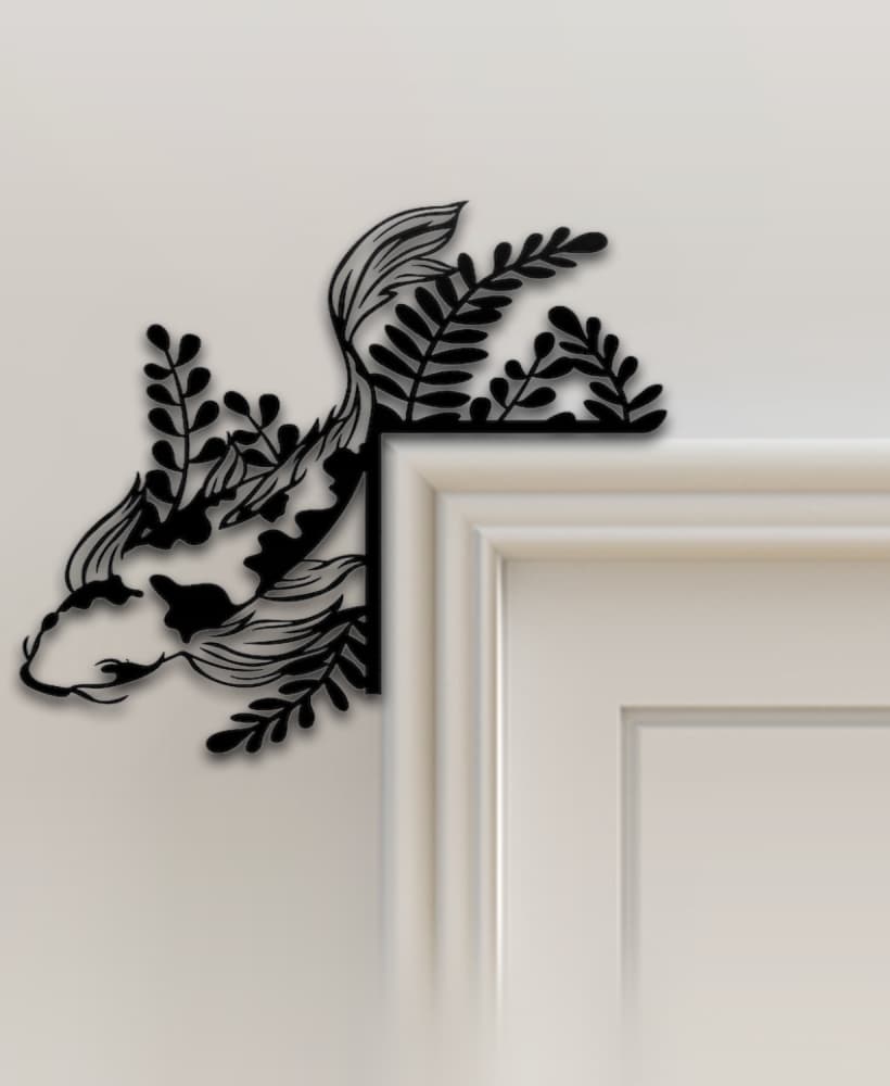 Fish Door Corner Decor 3d model
