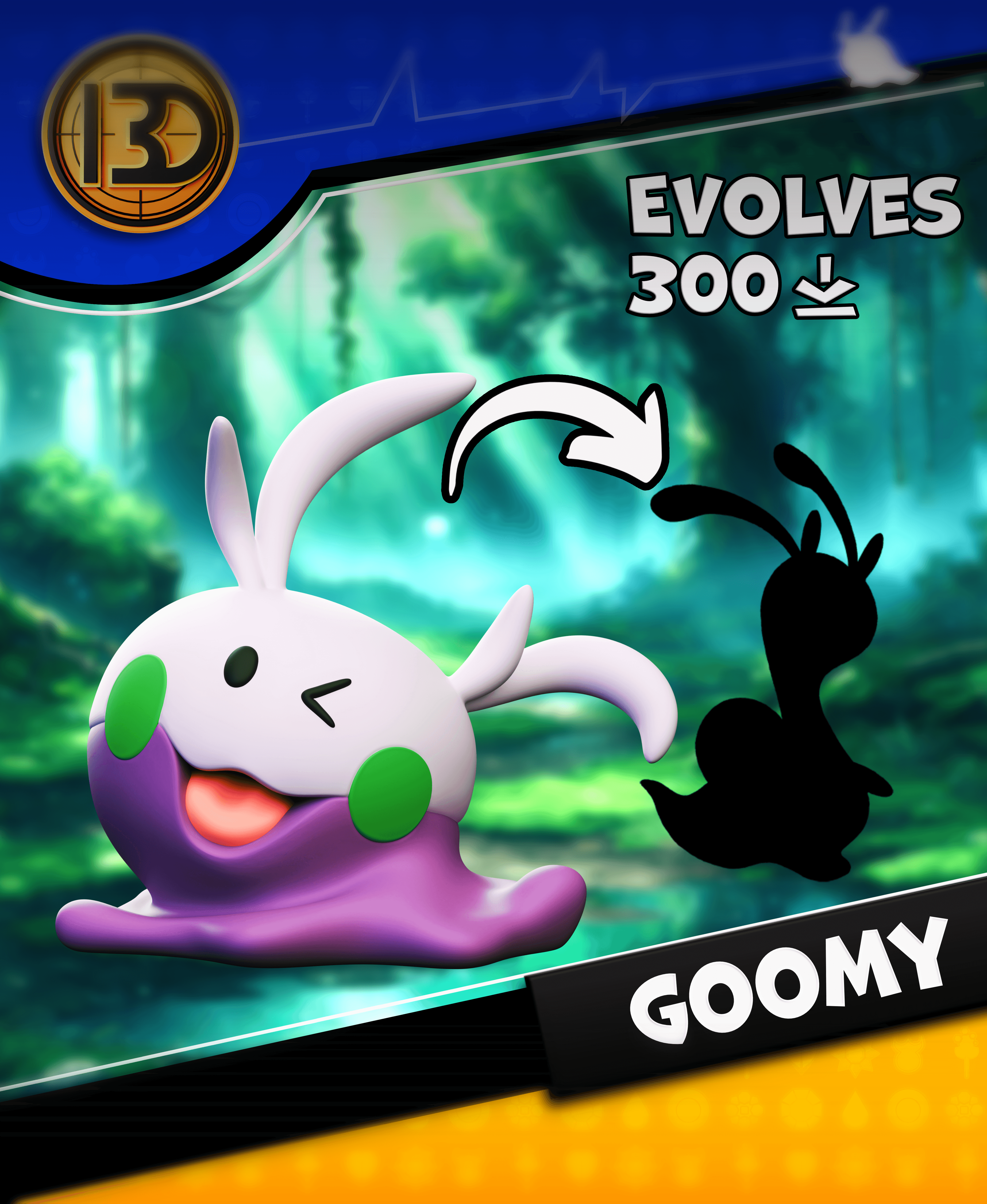 Goomy 3d model