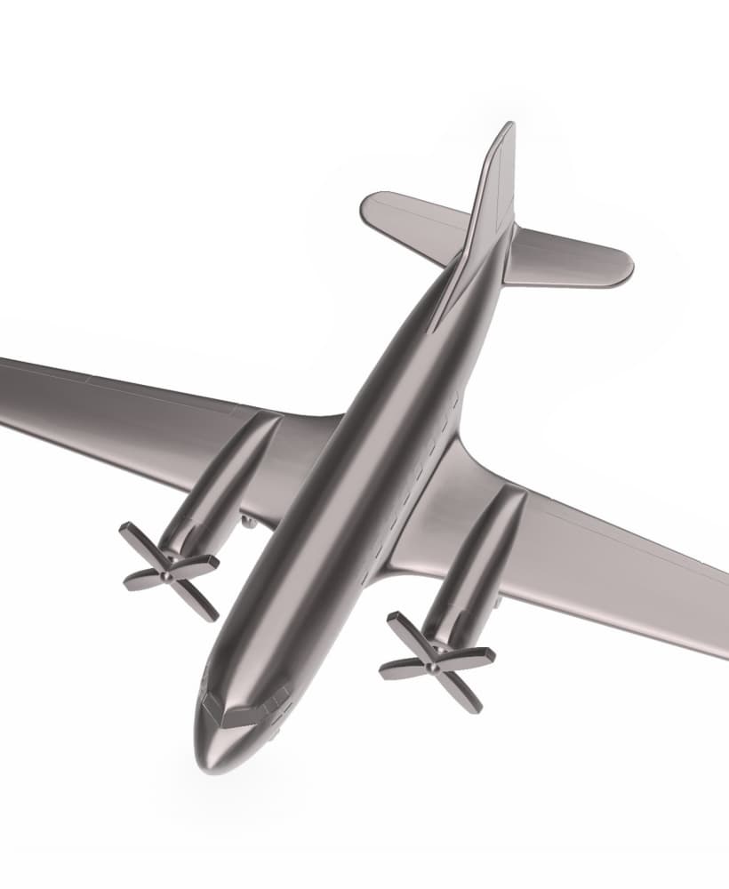 Ilyushin Il-14M Crate 3d model