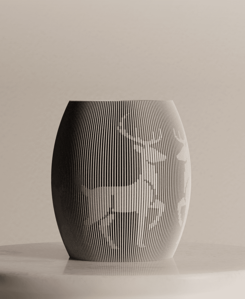 Reindeer Vase 3d model