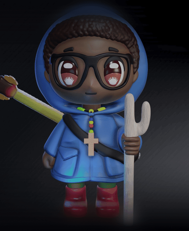 Sky The Vatican Mascot, Caelum The lightsworn 3d model