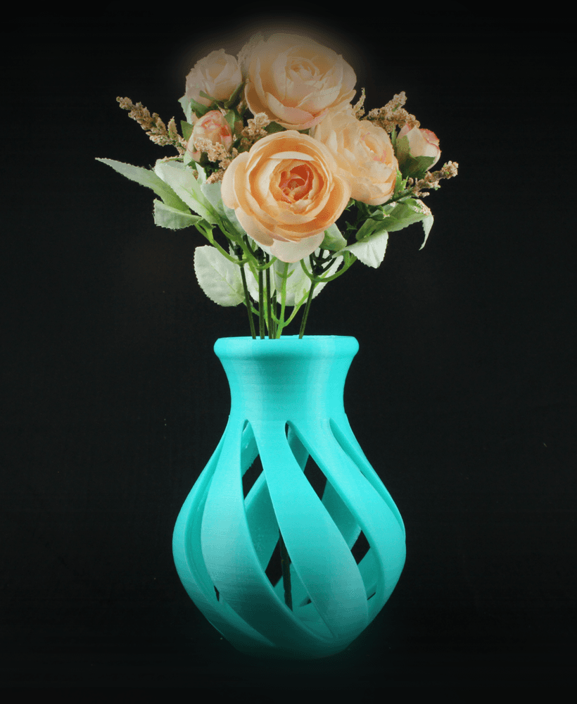 Mia Vase STL 3D Print File, Home Decor Vase for Plants and Flowers, Digital Download 3d model