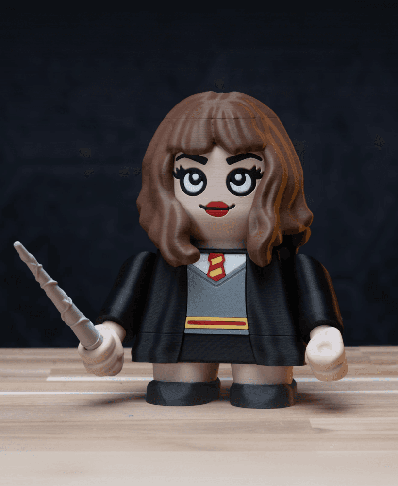 Hermione Chunker - Harry Potter Kit | No Supports, No AMS, No Glue 3d model