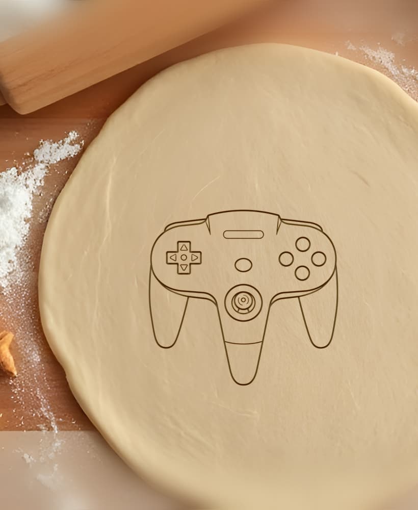 Nintendo Control Cookie Cutter, Biscuit Cutter 3d model