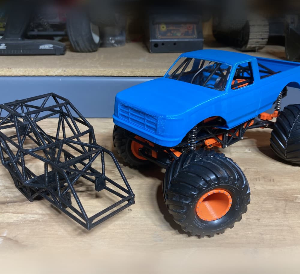 1/24 Scale Micro R/C Monster Truck VERSION:1 3d model
