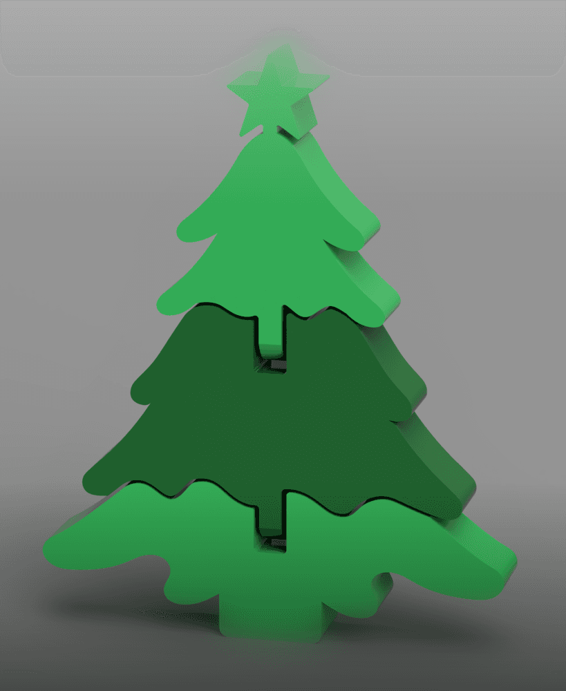 Articulated Christmas Tree 3d model
