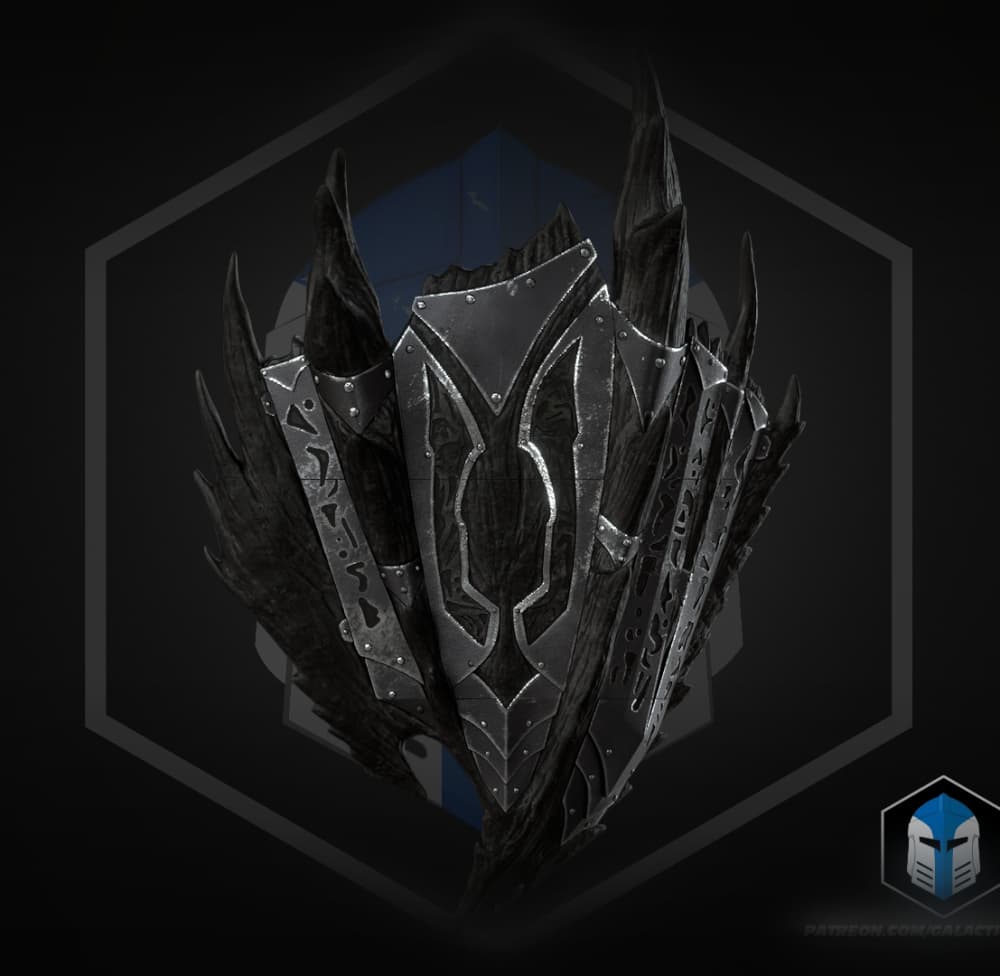 Daedric Shield - 3D Print Files 3d model