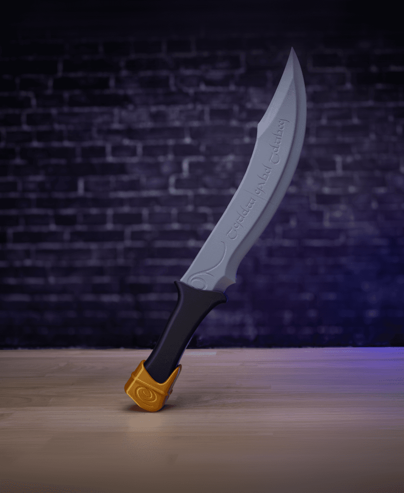 Strider’s Elven Knife – Knife Kit | No Supports, No AMS, No Glue 3d model
