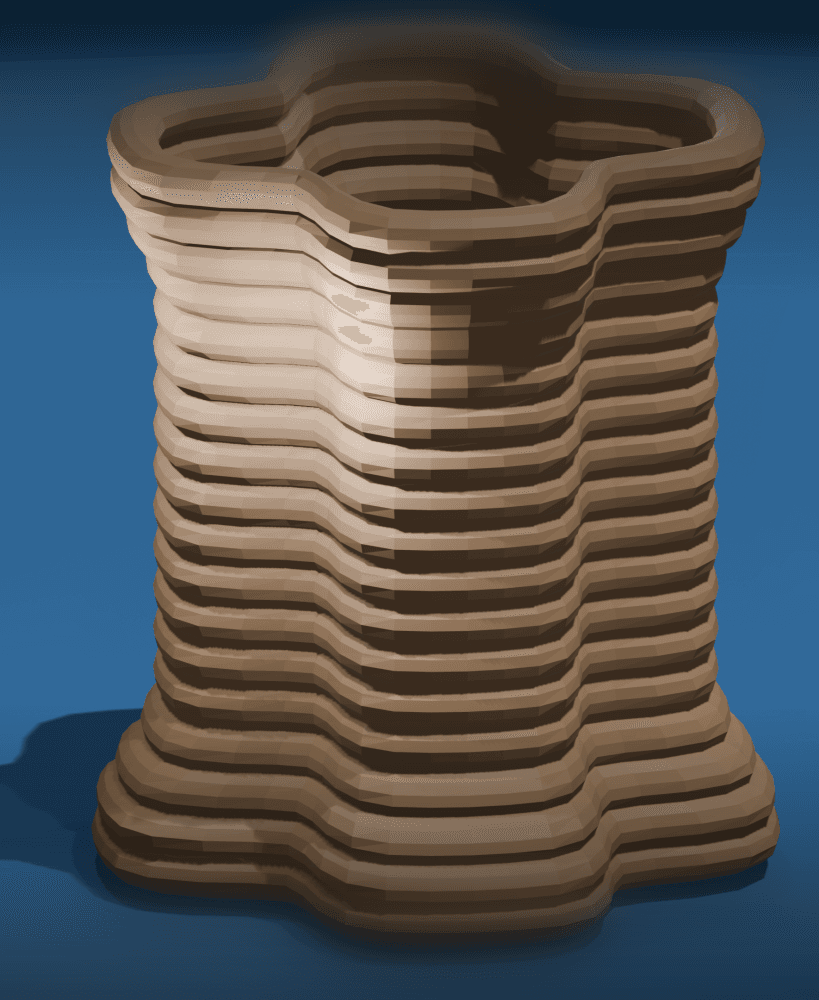 Cloverleaf Vase 3d model