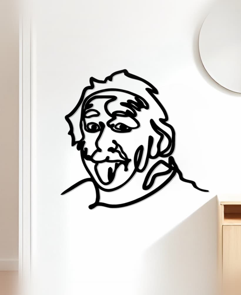 Einstein Wall Art, Wall Decor, Home Decor 3d model
