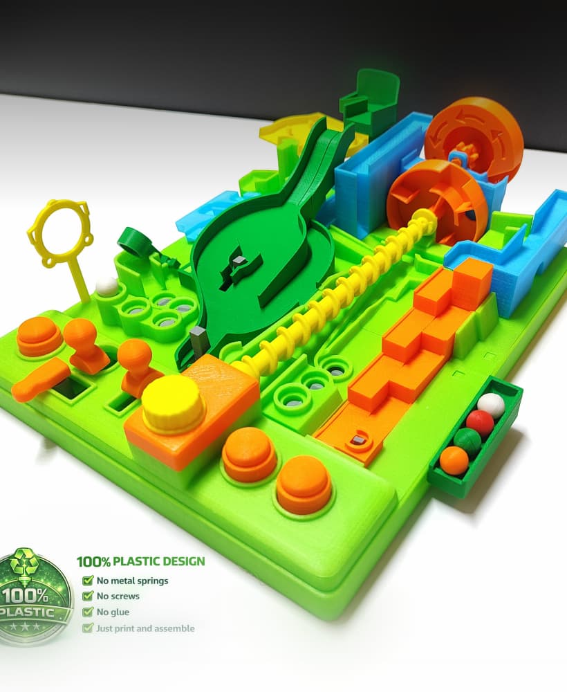 Mechanical Puzzle Toy – Demo Parts STL 3d model