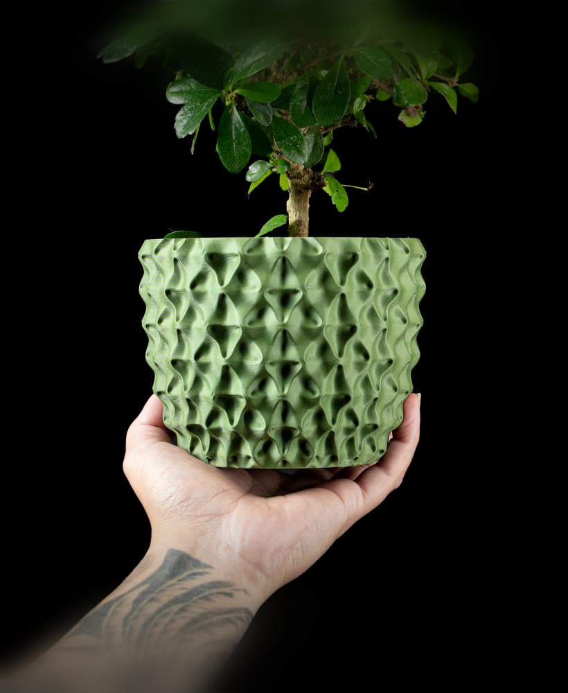 Tri-Wave Planter Pot by MODERN MACHINE 3d model