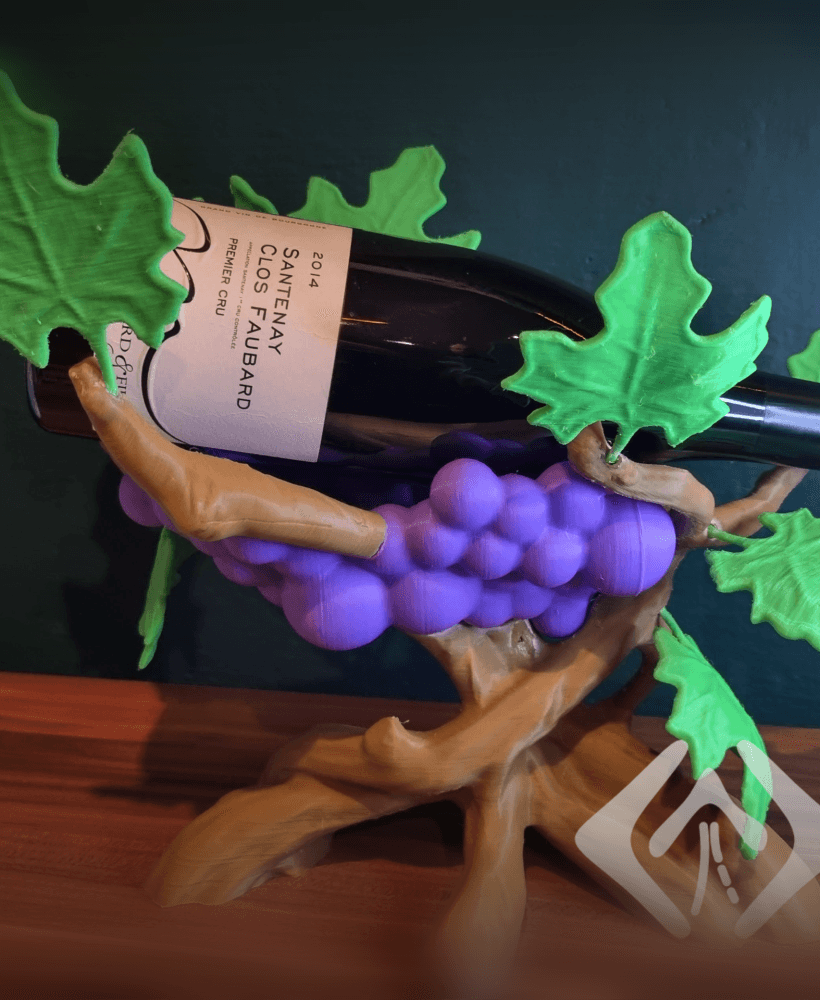 Grapevine Bounty Stand - Wine Holder 3d model