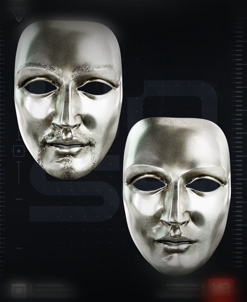 Leper King Mask 3D Printer STL file 3d model