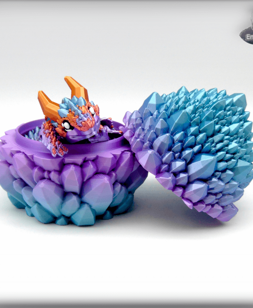 Dragon Egg No. 12 - Crystal Egg! 3d model