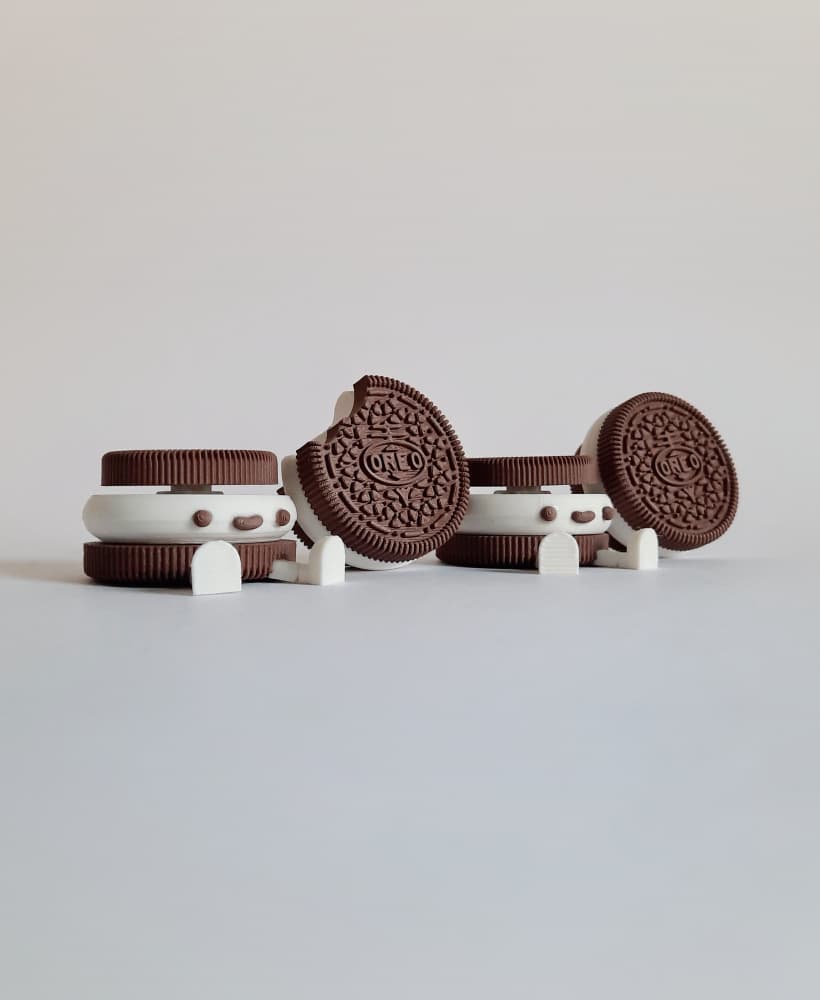 Cute Articulated & Clicker Oreo Collection | No AMS | Print-in-place | Support-free 3d model