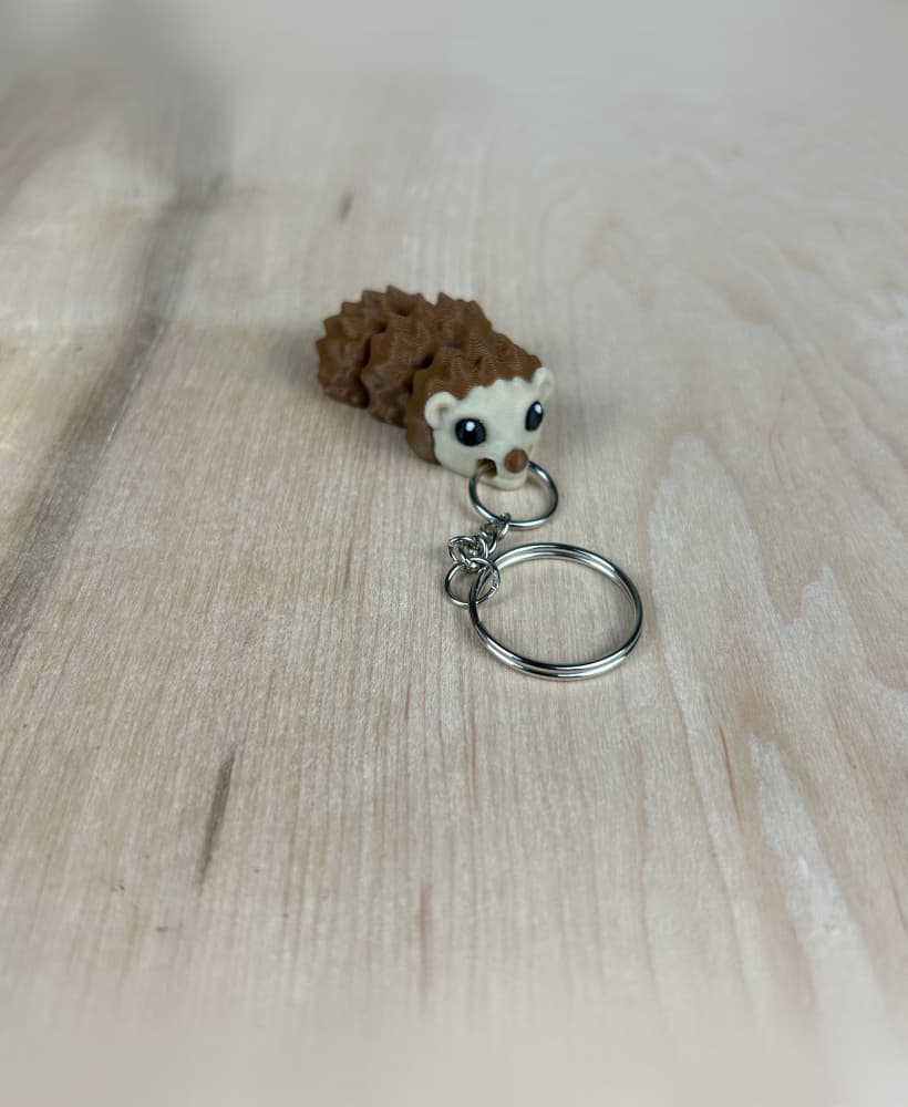 Hedgehog V2 Keychain 3d model