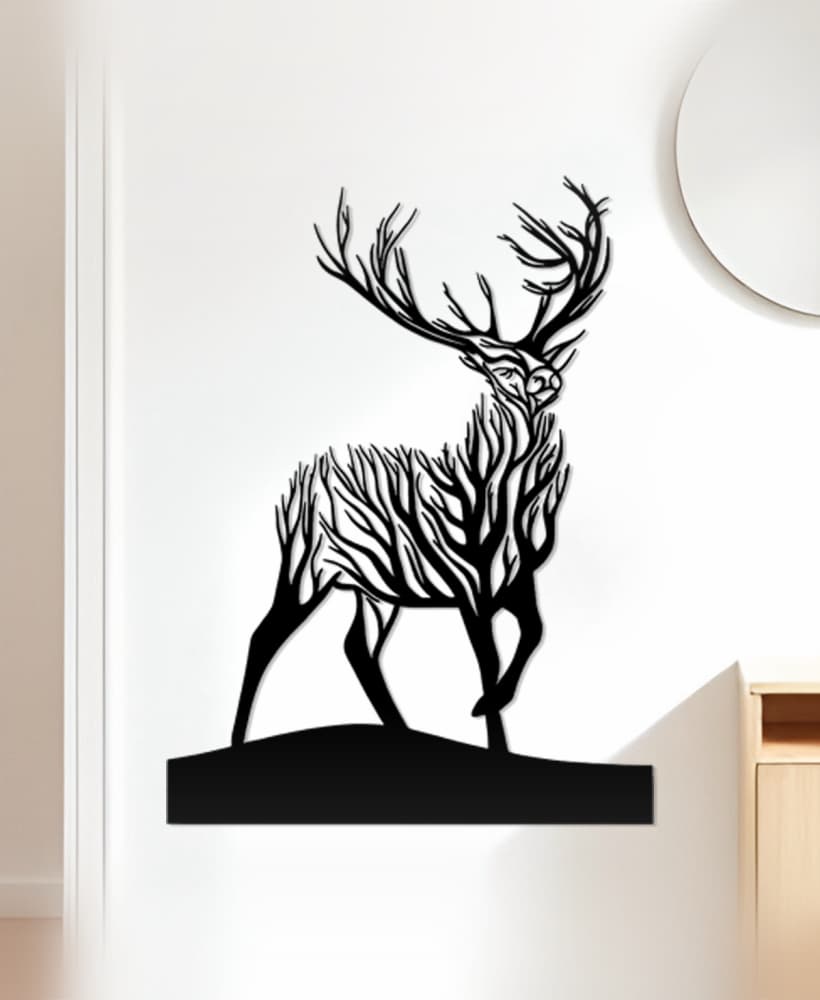 Deer Wall Art, Wall Decor, Home Decor 3d model
