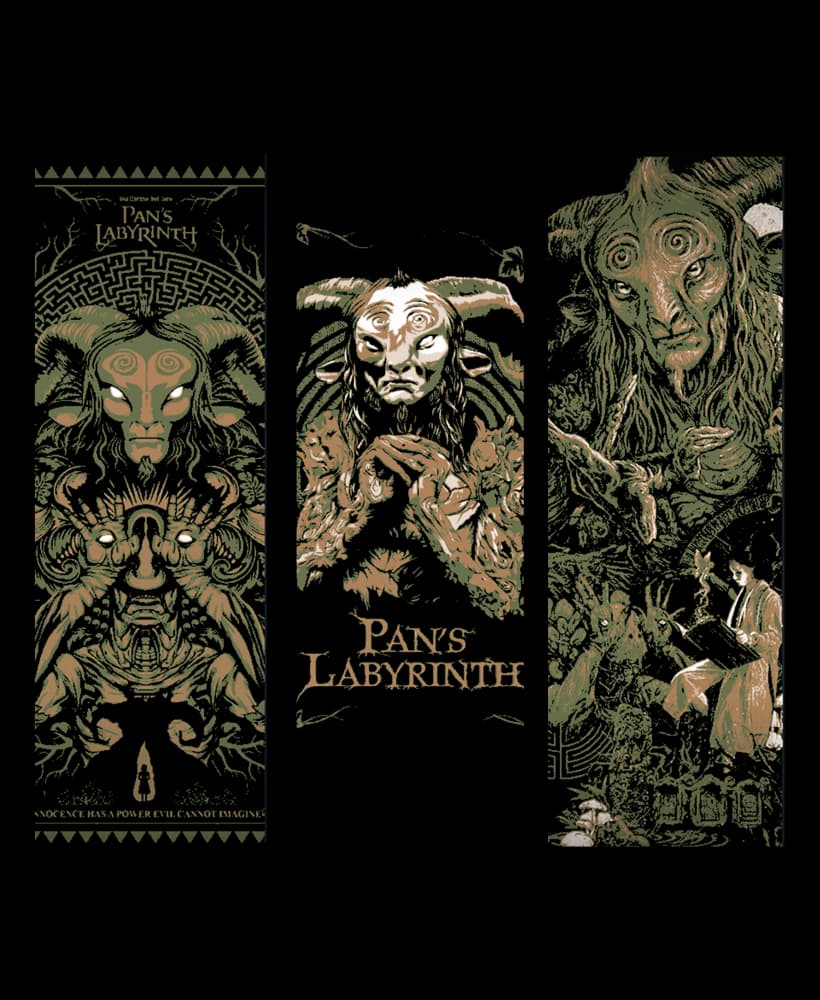 Fanart Bookmark Designs of the Horror Fantasy Pan's Labyrinth 3d model