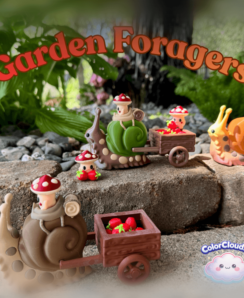 Garden Foragers 3d model