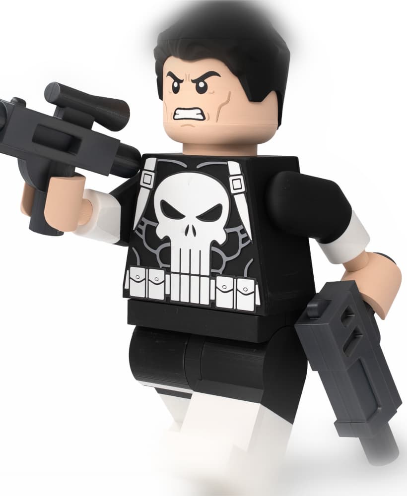 Punisher Modular Figure 3d model