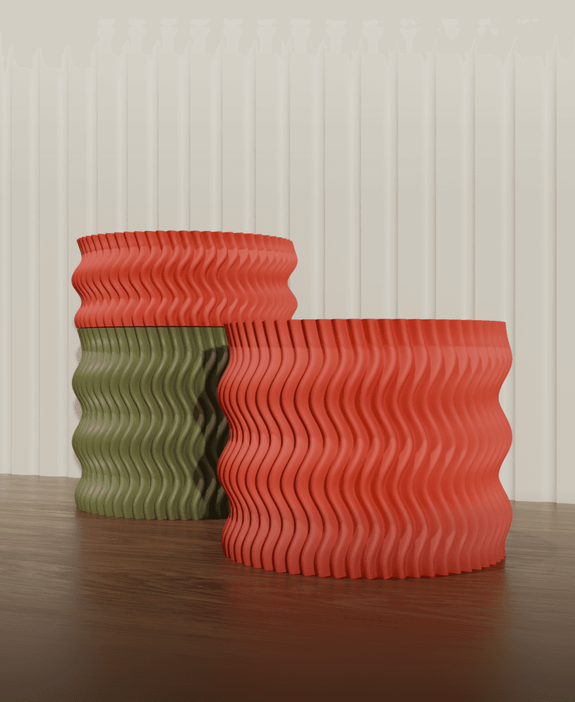 Ziggy modular stackable tray Z_2 3d model