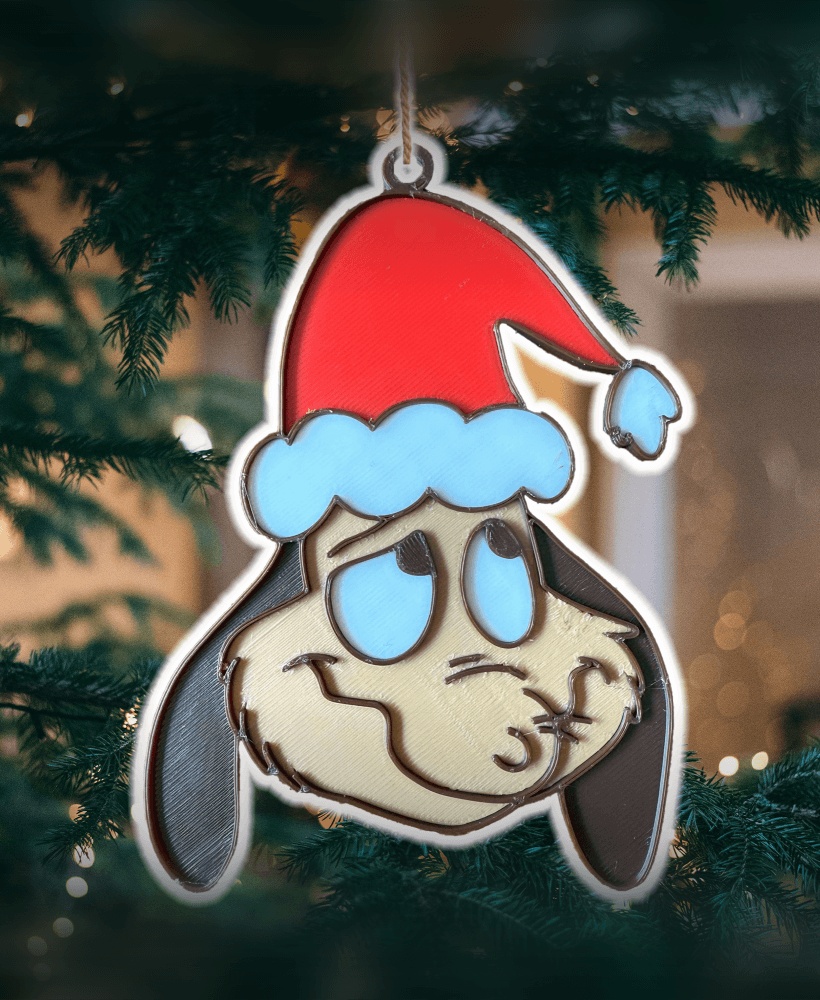 Christmas The Grinch Dog - Max Tree Ornament 3d model