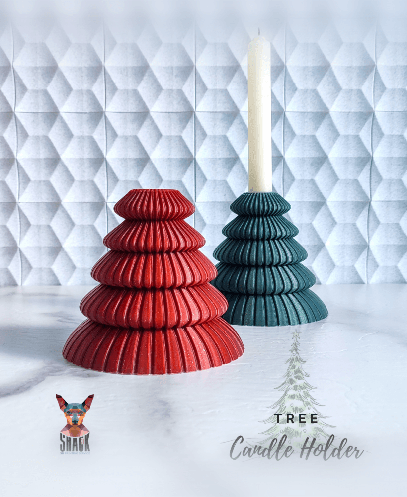 Christmas Tree Candle Holder 3d model