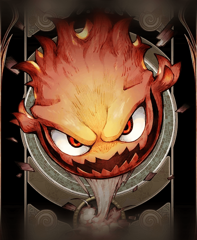 Explosive Orb Vision Card from FFBE: War of the Visions Painting 3d model