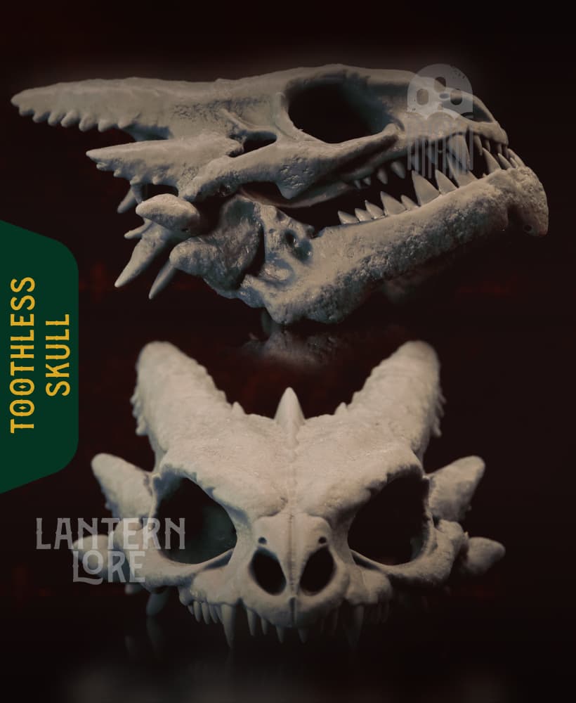 Toothless Skull (Pre Supported) 3d model