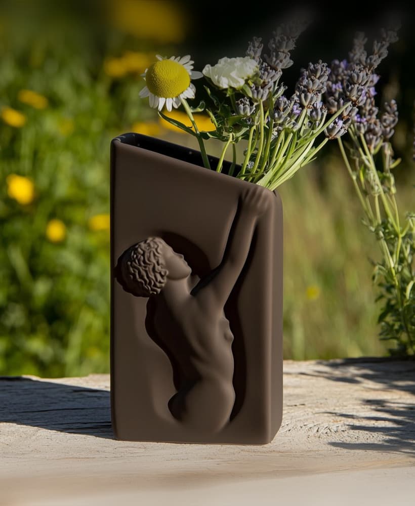 Elysian Bas-Relief Vase – Timeless Art-Inspired Decor 3d model