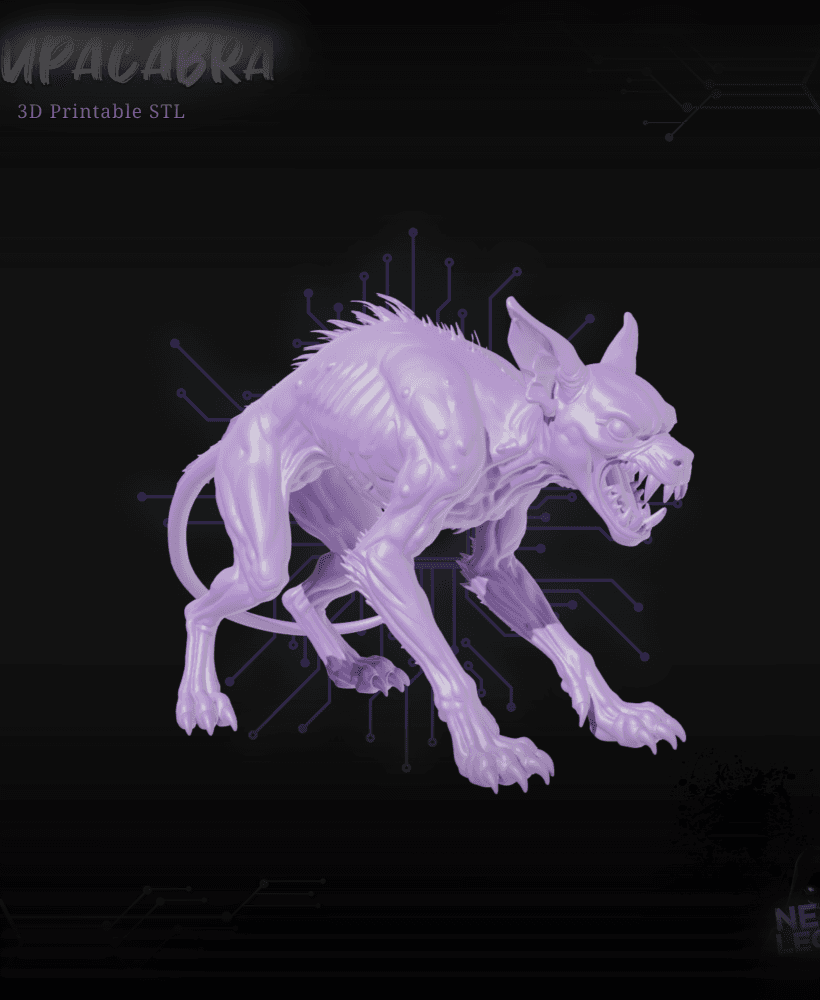 Chupacabra - Dungeons and Dragons 3D Model 3d model