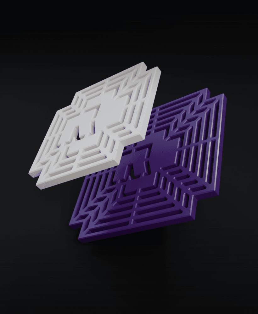Rammstein logo coaster 3d model