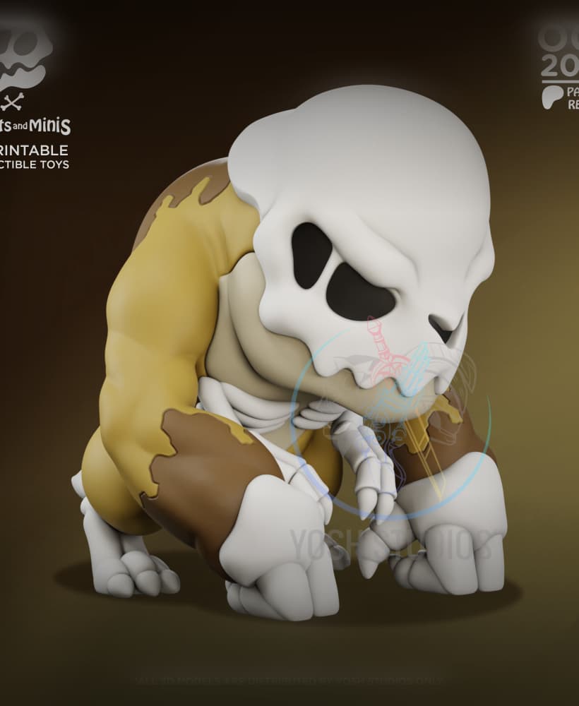 Brown Dinosaur 3D Printer File STL 3d model