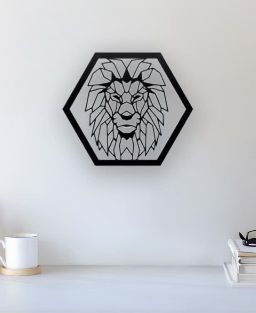 Lion Wall Art 3d model
