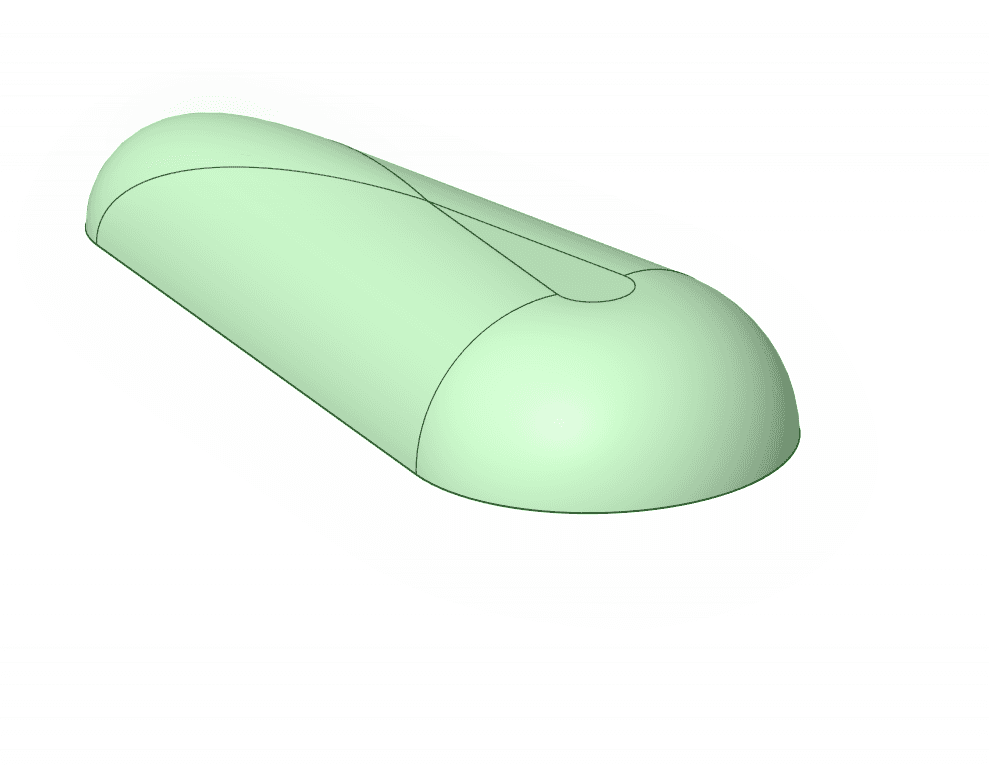 Big RC Plane Wing Protector 3d model