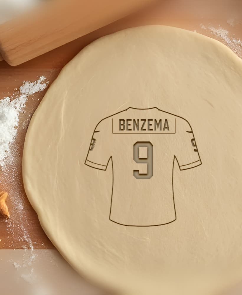 Benzema Cookie Cutter, Biscuit Cutter 3d model
