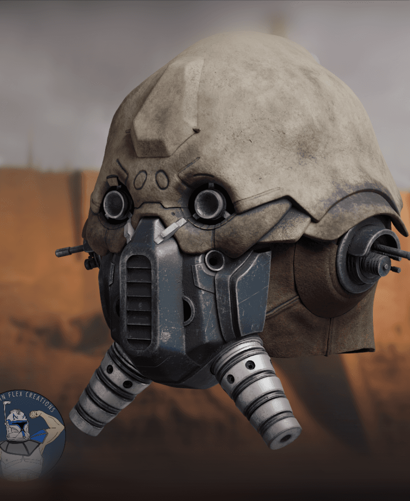 Benthic and Edrio "Two Tubes" Helmet File 3d model