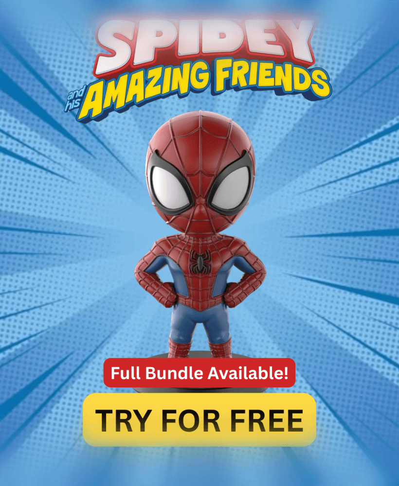 Spidey and His Amazing Friends - Free Sample STL | Full 14-Character Bundle on Profile 3d model