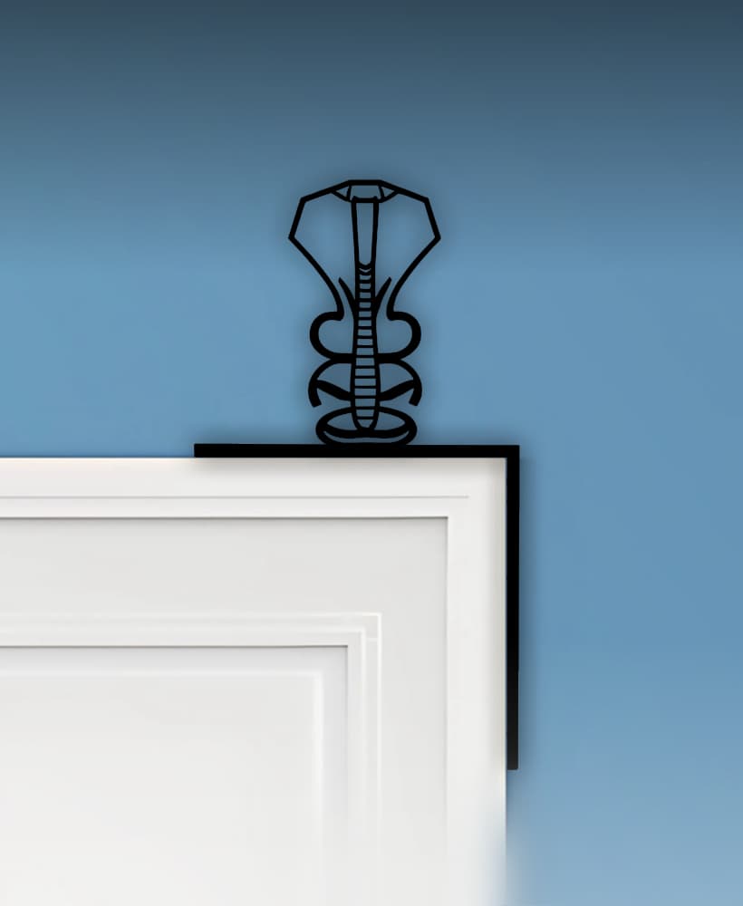 Snake Door Corner Decor 3d model