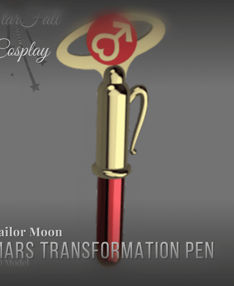 Mars Transformation Pen 3d model