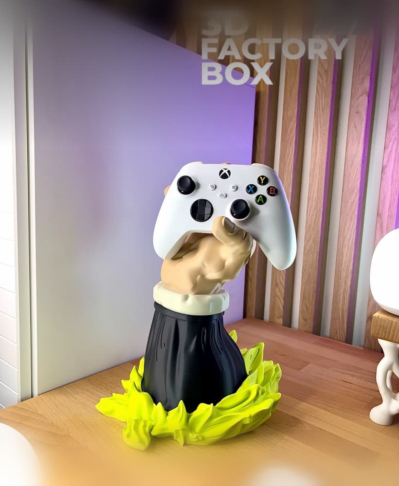 DIY Universal Gaming Controller Stand - Inspired by Broly 3d model