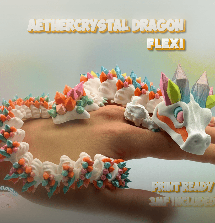 Aethercrystal Dragon 3d model