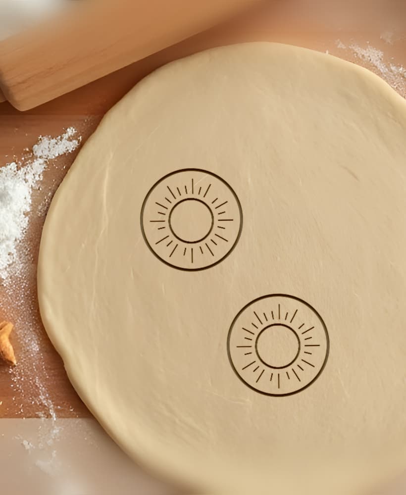 Sun Cookie Cutter, Biscuit Cutter 3d model