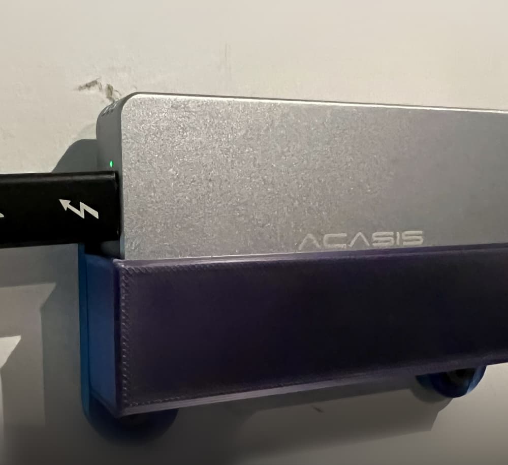 Acasis NVMe Thunderbolt Wall Mounted Holder 3d model