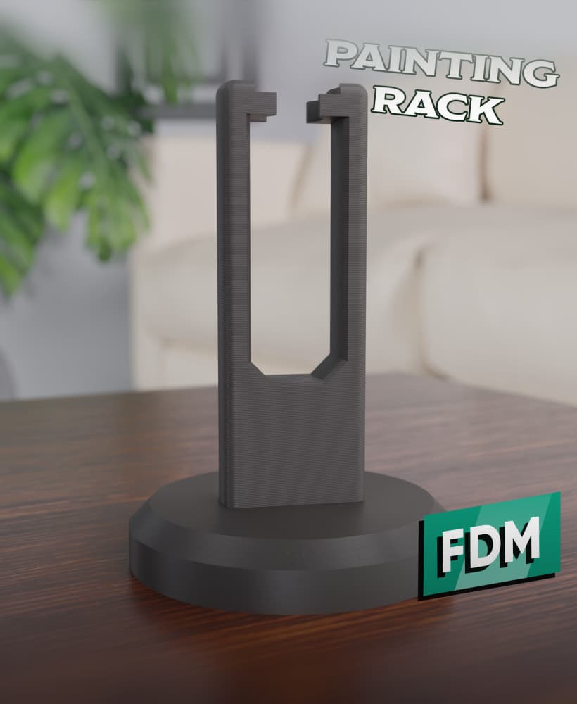 RPG - Painting Rack 3d model