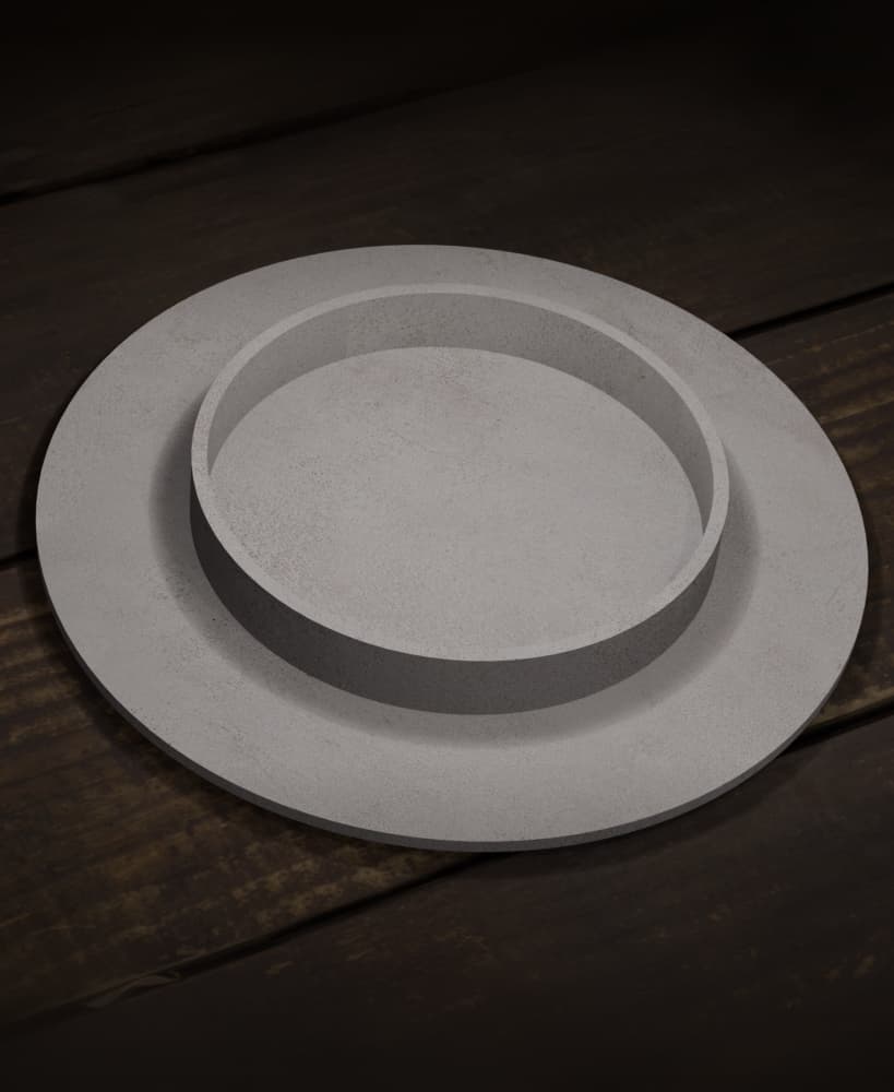 BLANK COVER PLATE | JUNCTION BOX COVER | D70MM 3d model